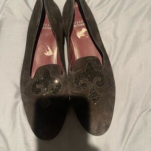 Stuart Weitzman Black Flats 8.5